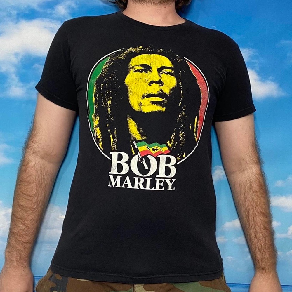 Vintage y2k bob marley tee 2